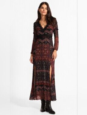line & dot wanderer crochet fringe maxi dress Line & Dot | Dresses | Nwt Turquoise Blue Line Dot Wanderer Fringe Crochet Maxi Dress